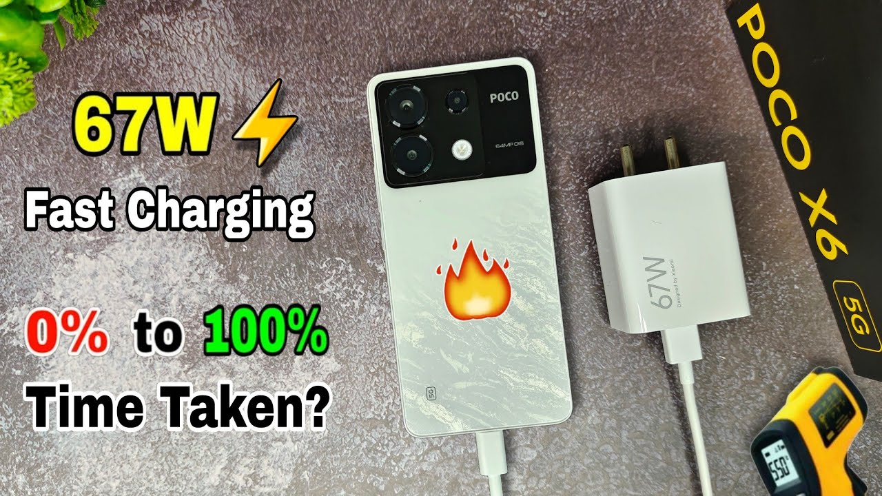 Poco X6 5G Charging Test | poco x6 battery charging test 0 to 100% charging time | review