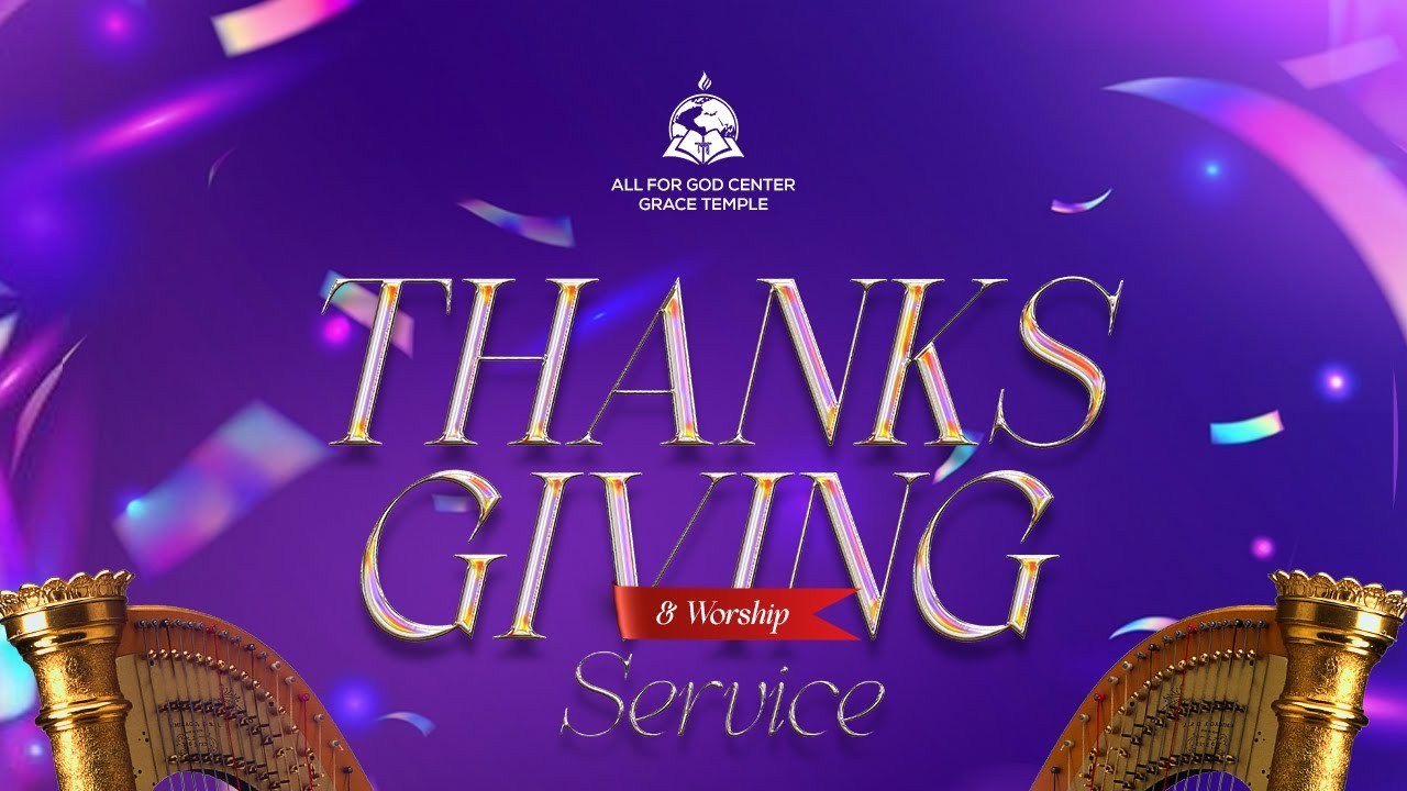THANKSGIVING SERVICE | DEDICATION OF BABY VICTORY | AGC GRACE TEMPLE | 01.02.26