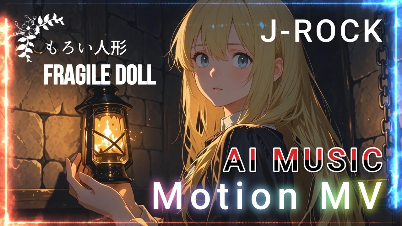 【AI J-ROCK / Motion MV】もろい人形― 鋼の心を隠したまま