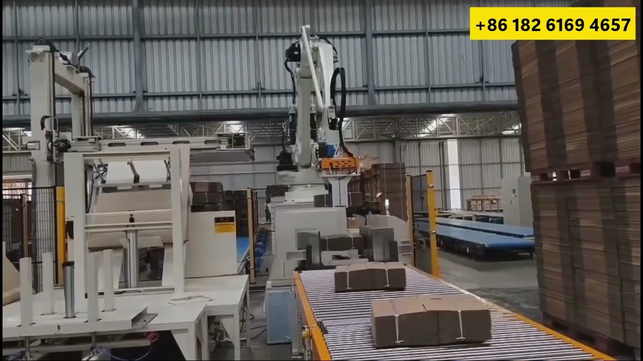 Robotic Palletizing System for 618 FFG Mini Line - Sistema Robotico de Paletizado para Linea FFG 618
