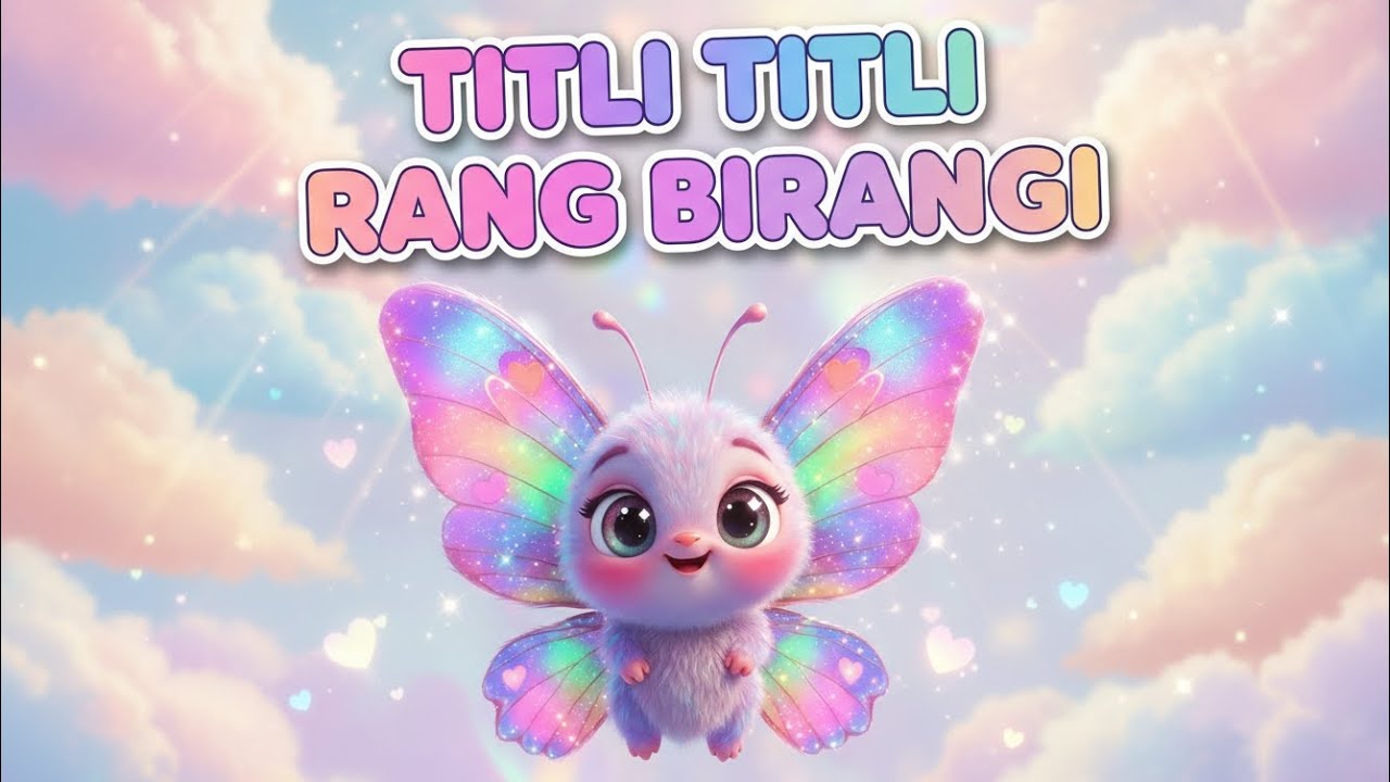 Titli Rang Birangi 🦋 | Beautiful Islamic Kids Poem | Moral & Nature Nasheed