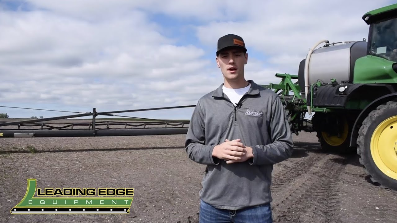 John Deere R4038 Sprayer with ExactApply at the Leading Edge Test Farm