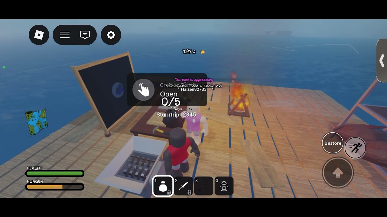 Playing with my friend 