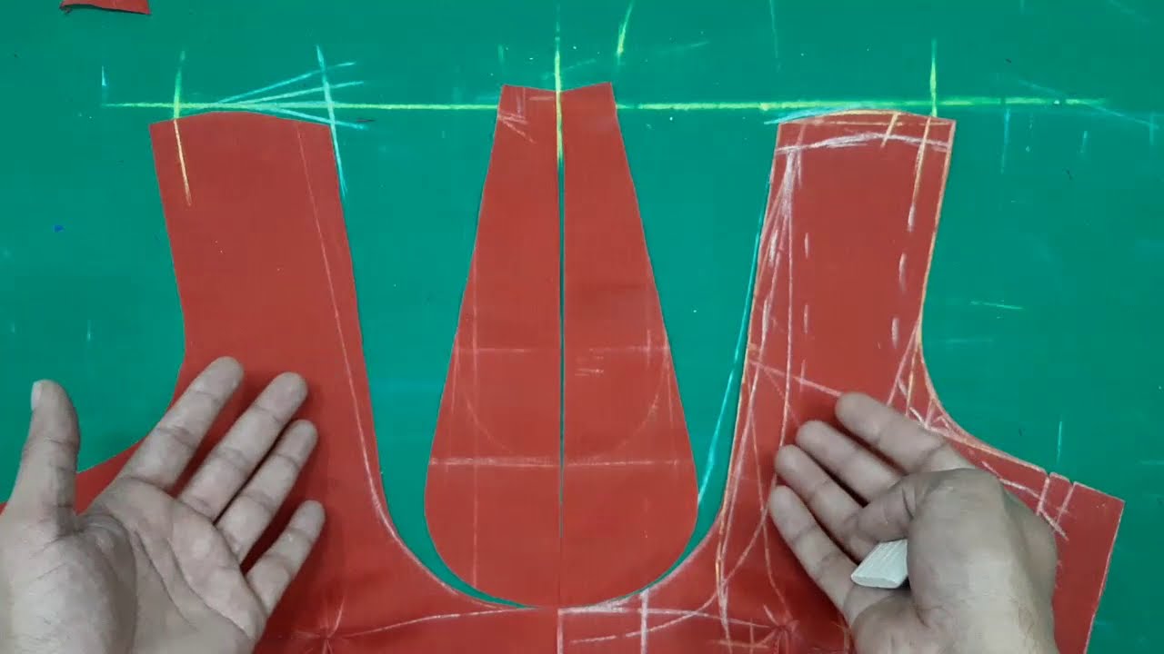 Deepneck Blouse shoulder falling problem / blouse tutorial