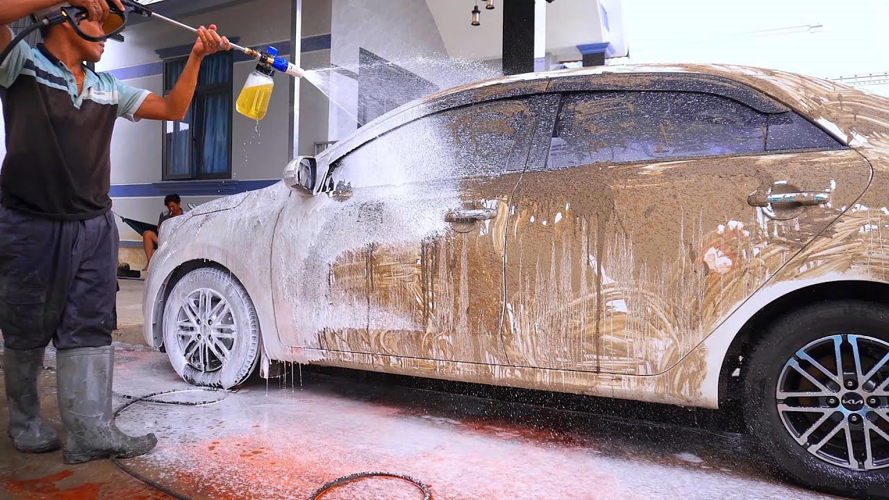 Восстановление заброшенного супергрязног автомобиля DELUXE-Удовлетворительное детальное преображение