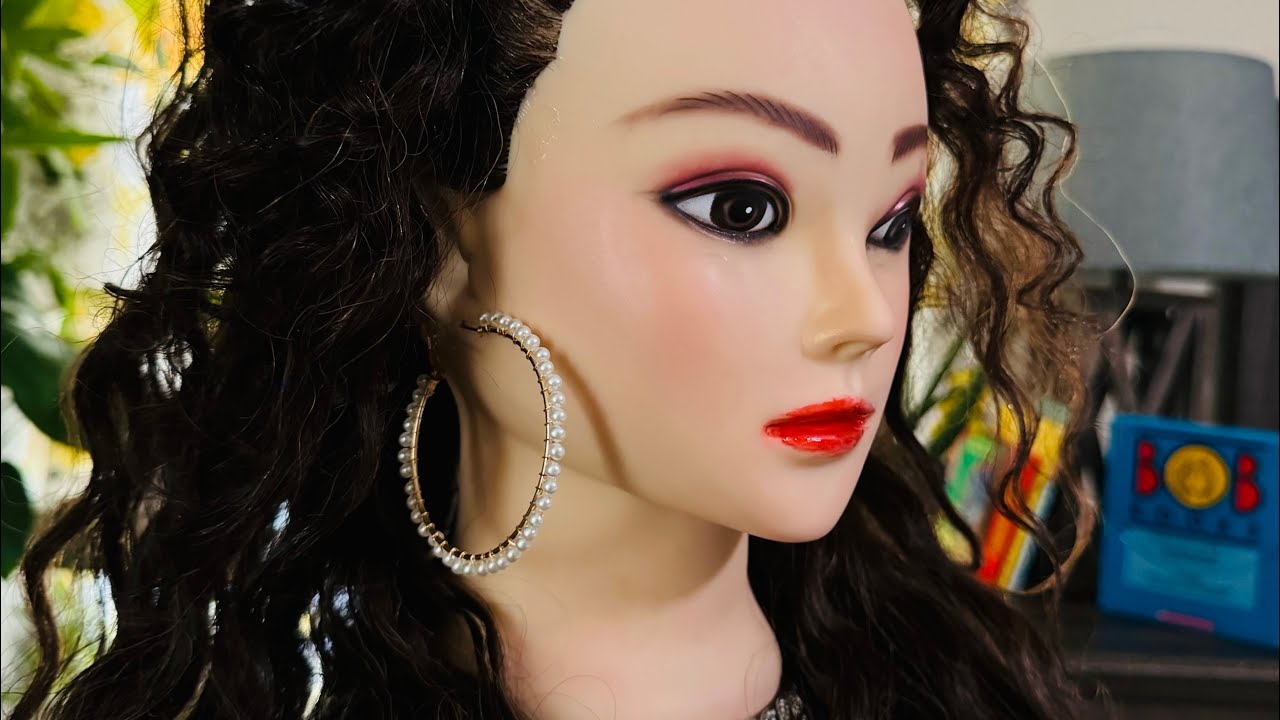 ASMR Hairstyling Inspired By Selena Quintanilla | Haft Up Hair Poof Hair Style - Finishing Touches 😝