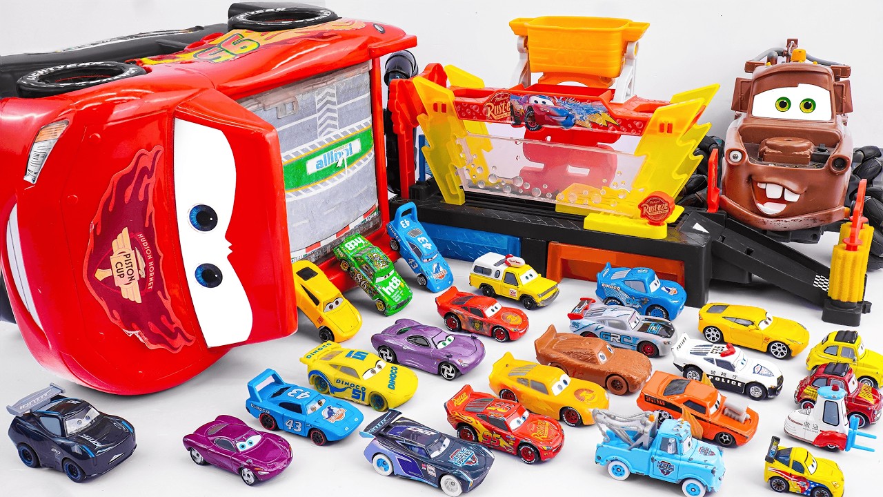 Disney Pixar Cars Unboxing Review | Lightning McQueen | Disney Pixar Cars Submarine Car Wash Playset
