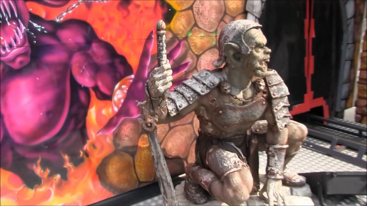 Haunted Castle(J.H.  Lutjens- van Reken) onride kermis Tilburg 2016