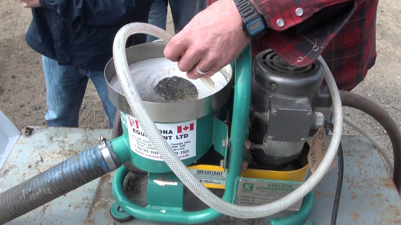 Knelson Concentrator in Action! Gold Rush with KC MD3