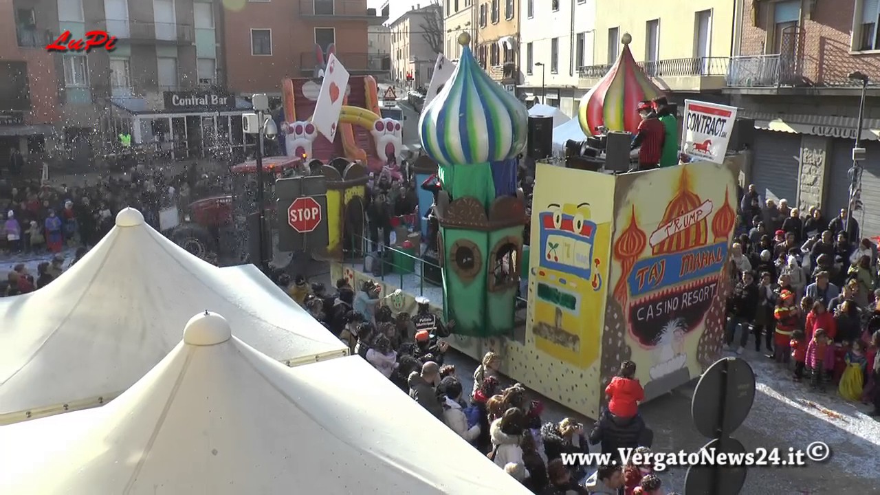 Antico  Carnevale di Vergato ed.135 19/2/2017 - I carri in gara