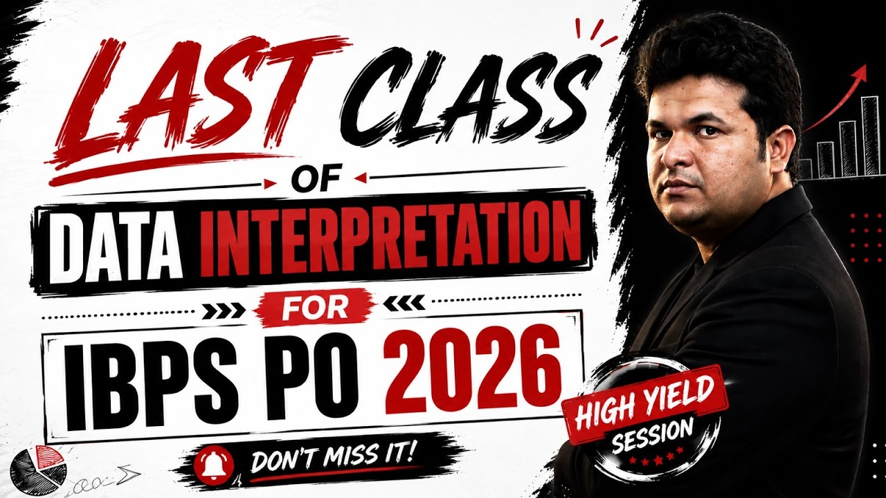 IBPS PO 2026 Data Interpretation One Shot | Complete DI Marathon | By Shantanu Shukla