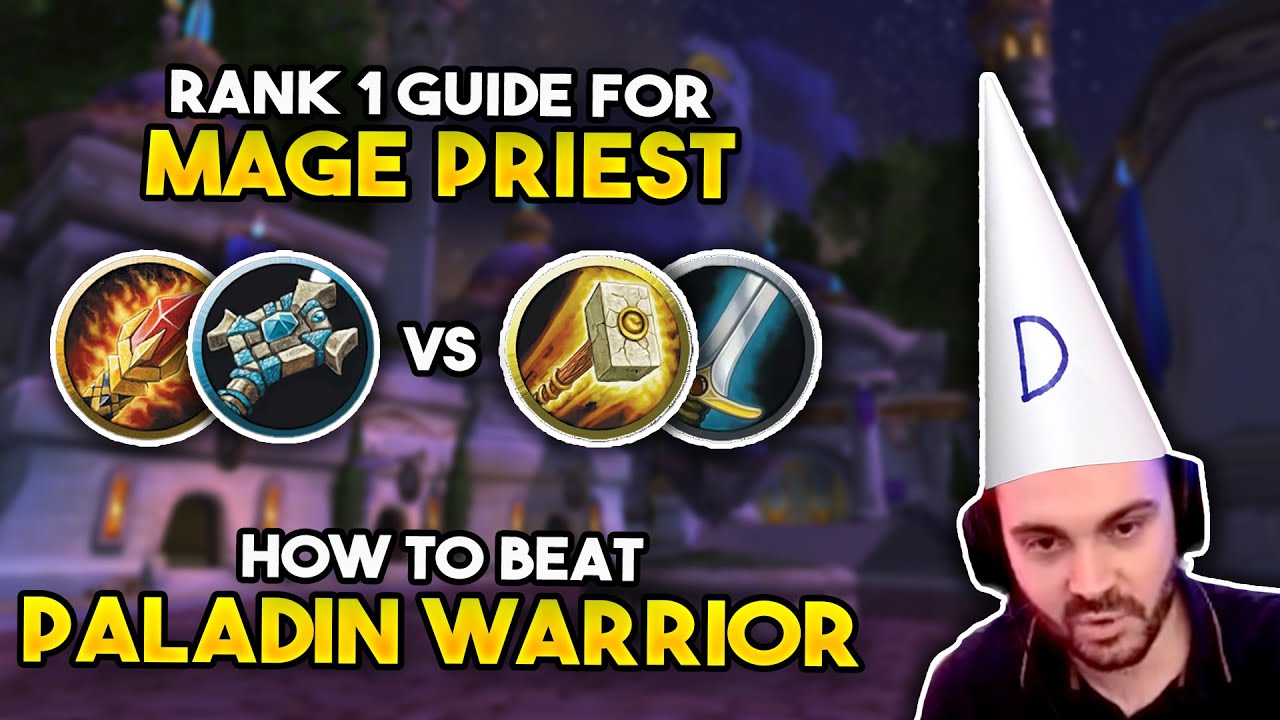 How to beat Paladin Warrior as Priest Mage Rank 1 guide