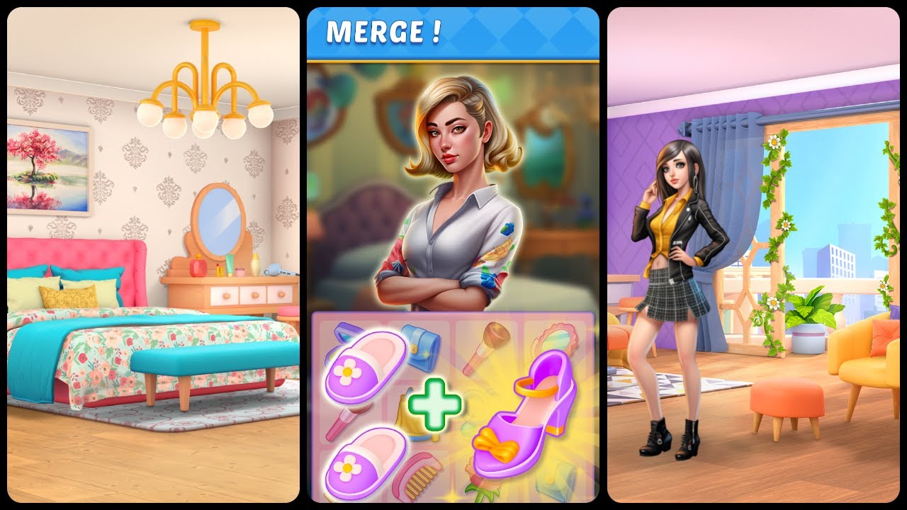 Style & Makeover: Merge Puzzle Game &mdash; Mobile Game | Gameplay Android