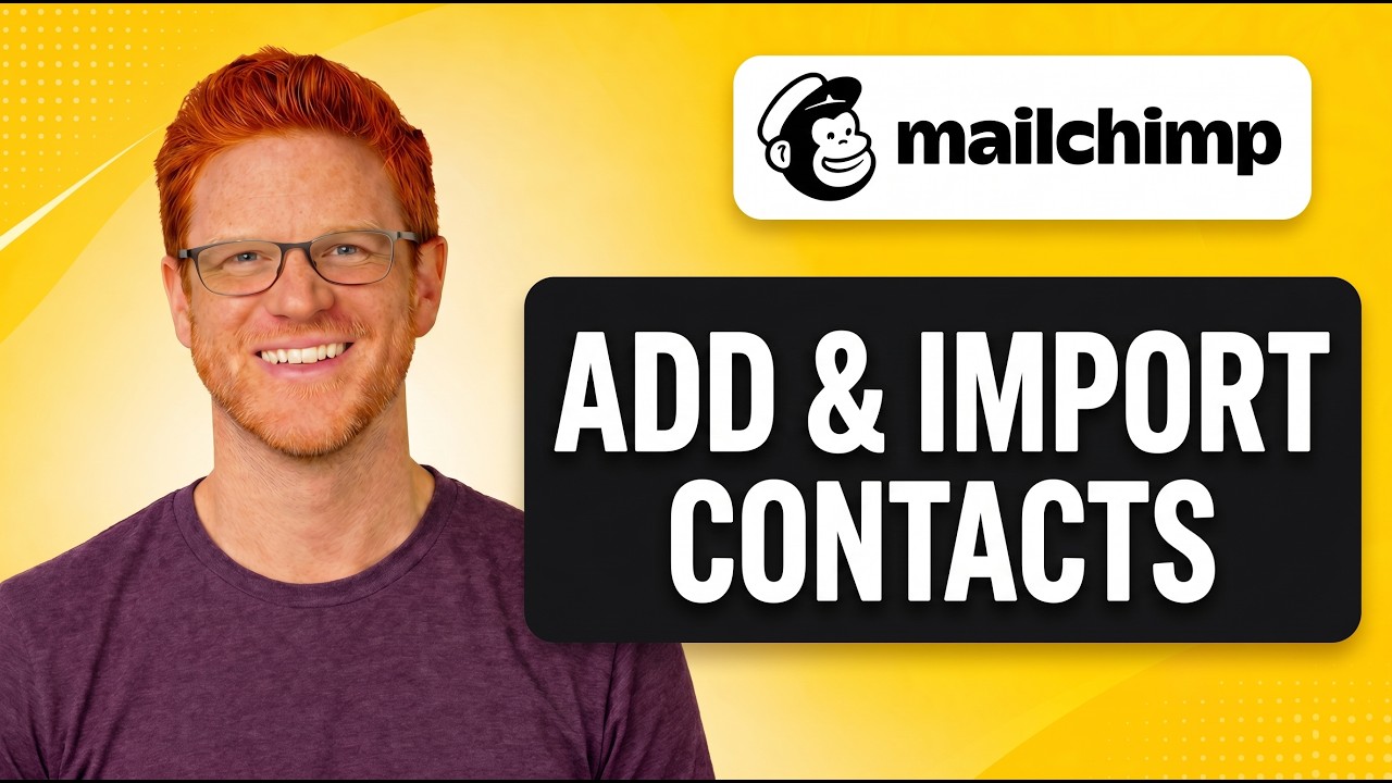 How To Add And Import Contacts To A Mailchimp Audience [QUICK TUTORIAL]