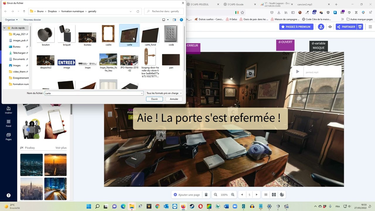 Tutoriel : faire un Escape Game avec Genially
