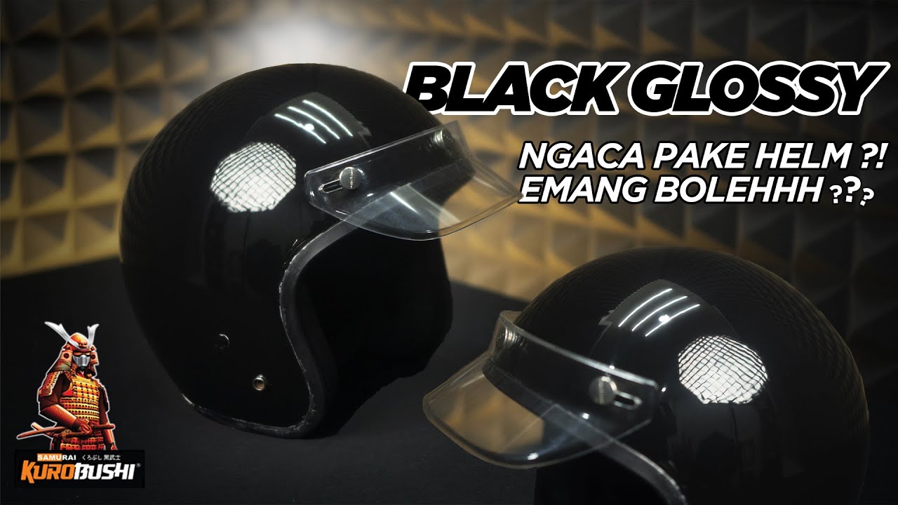TIPS REPAINT HELM BLACK GLOSSY I BLACK 109 #REPAINTBYSAMURAI