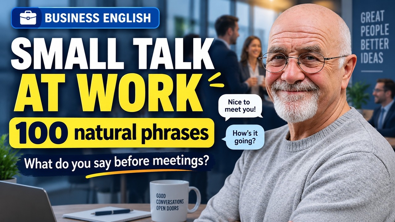 100 SMALL TALK PHRASES You Can Use RIGHT NOW | Sound Fluent in English! 🇬🇧
