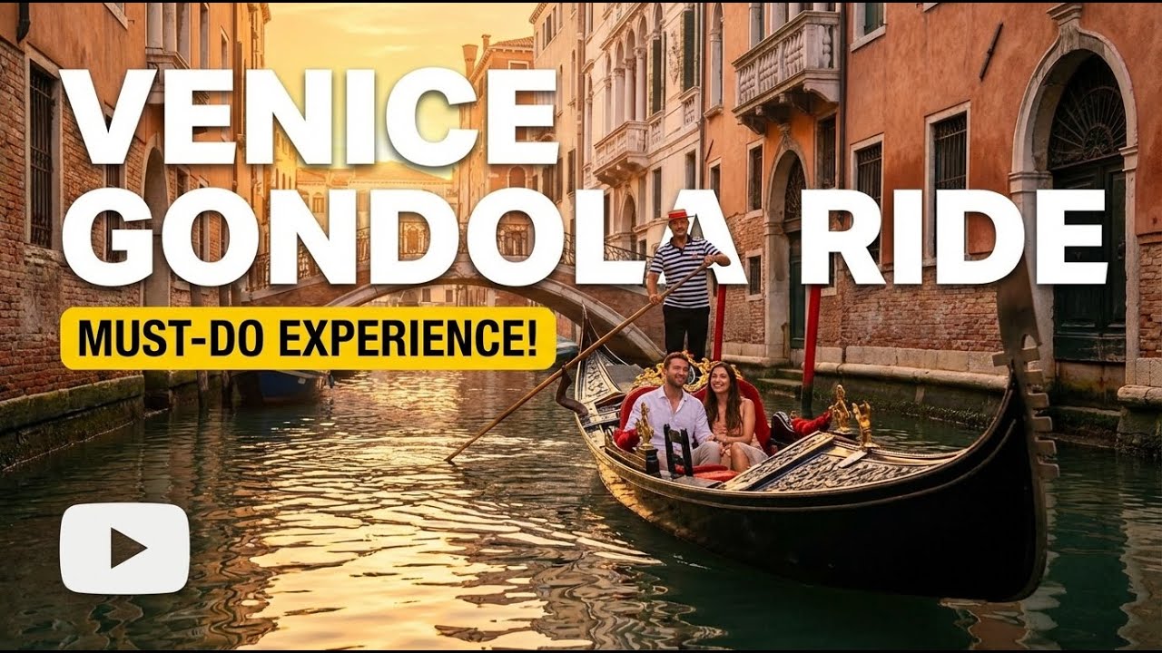 Venice, Italy: Gondola Ride at San Marco | گوندولا سواری در سن‌مارکو، ونیز