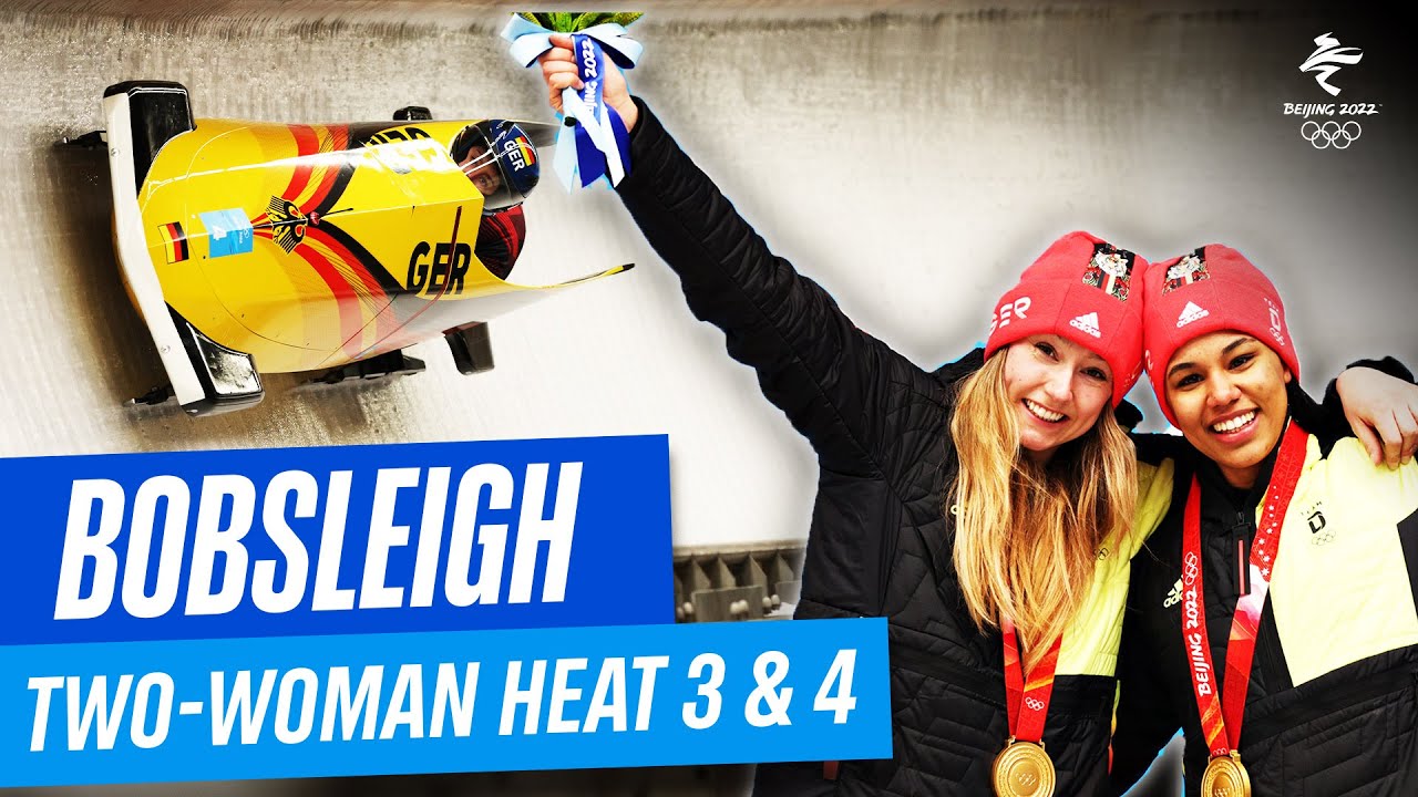 Bobsleigh - Two-Woman Heat 3 & 4 | Full Replay | #Beijing2022
