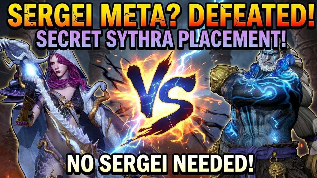 How to Counter Sergei in Apex Arena I Sythra SHREDS I Mango Watcher of Realms Single Target Arena