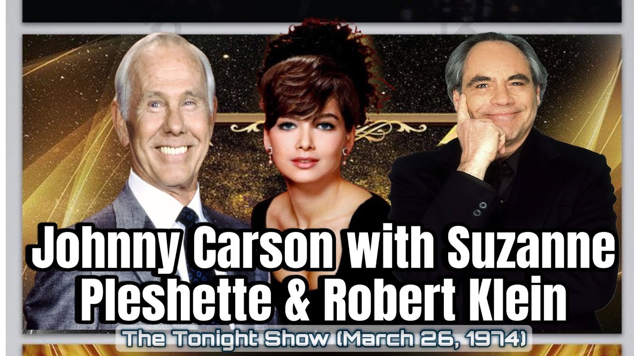 Johnny Carson with Suzanne Pleshette & Robert Klein | The Tonight Show (March 26, 1974)