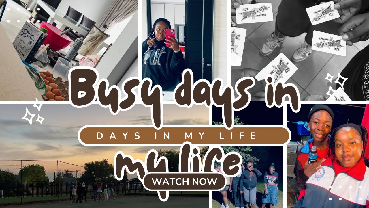 “Busy” days in my life | Drummies practice + comp | Silver star outing | Baking | Sleepover 🎀🤍#vlog