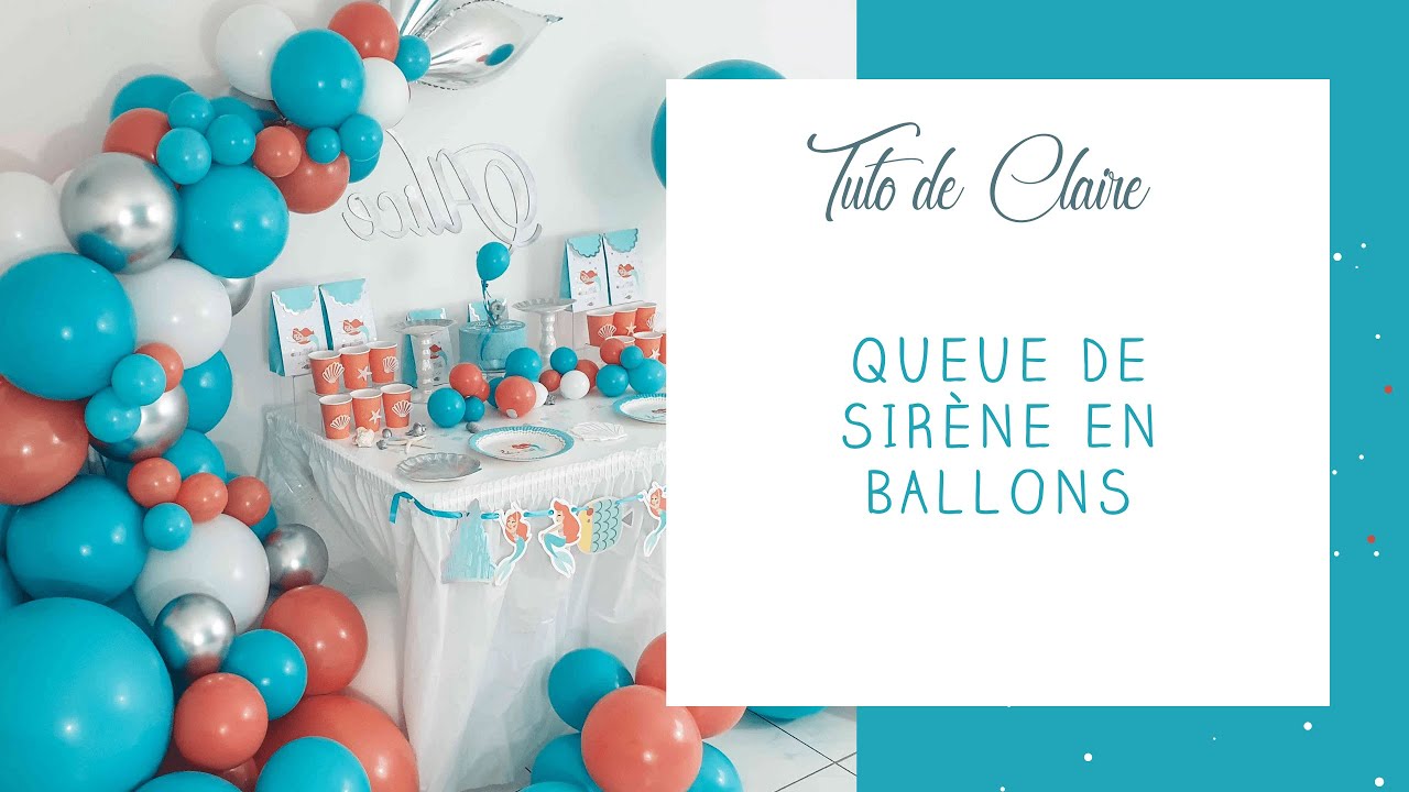 [TUTO] Comment réaliser une queue de sirène en ballons organiques ?