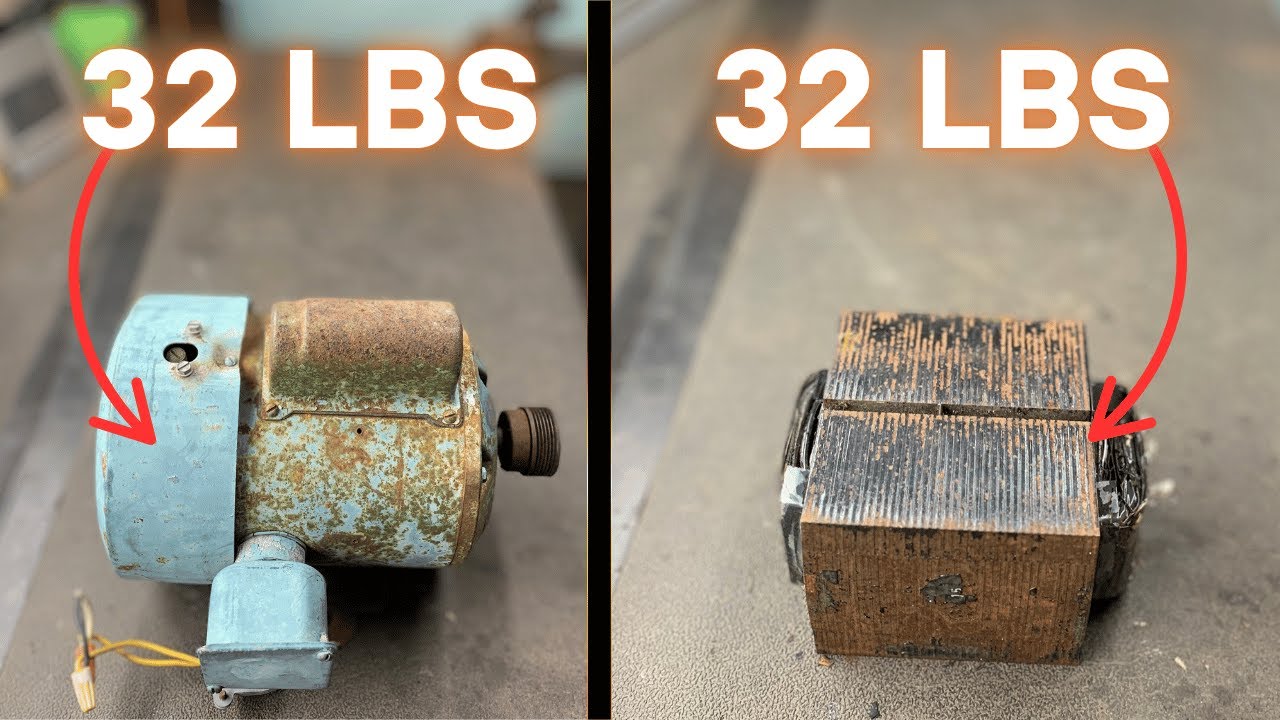 Which Has More Copper? A Transformer or Electric Motor! 