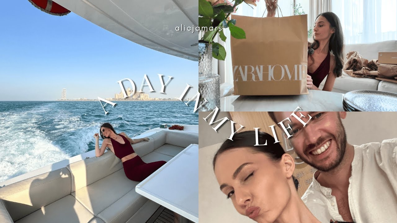 Dubai vlog | haul zakupów do domu & wypad na yacht z dziewczynami