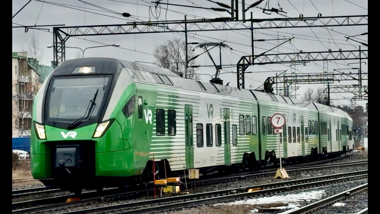 JUNIA MAALISKUUSSA OSA 2  TRAINS IN MARCH PART 2  KOKKOLA CITY MAALISKUU 9-14 NARCH 2026.