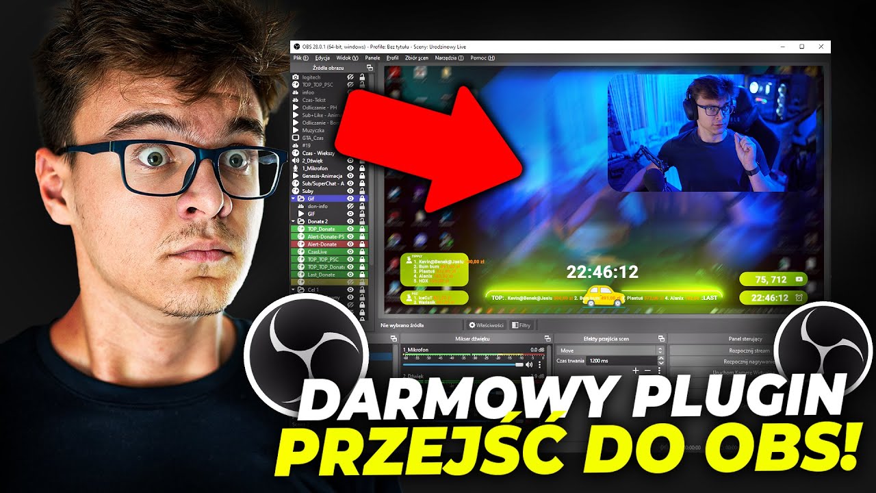 DARMOWE KOZACKIE PRZEJŚCIA DO OBS! - PLUGIN OBS
