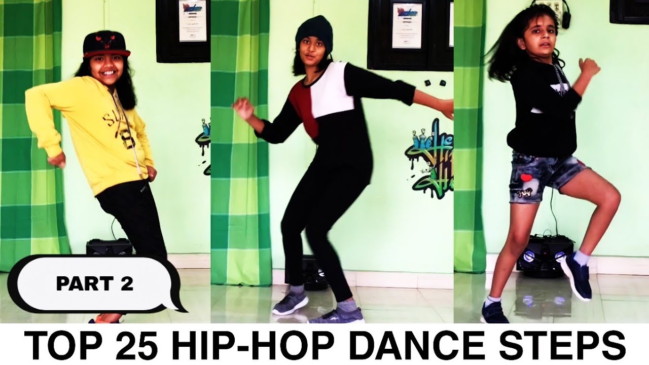 25 HIP-HOP DANCE STEPS | PART 2 | all hiphop foundations, hip hop  basics