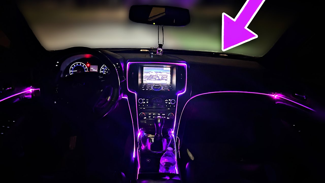 AMBIENT LIGHTING INSTALL ON MY TUNED G37...