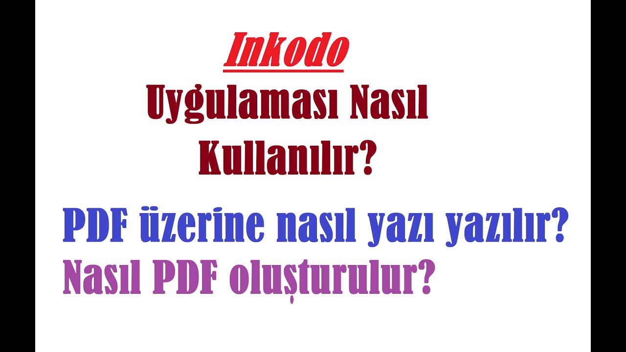 Inkodo Uygulaması Nedir, Nasıl Kullanılır?