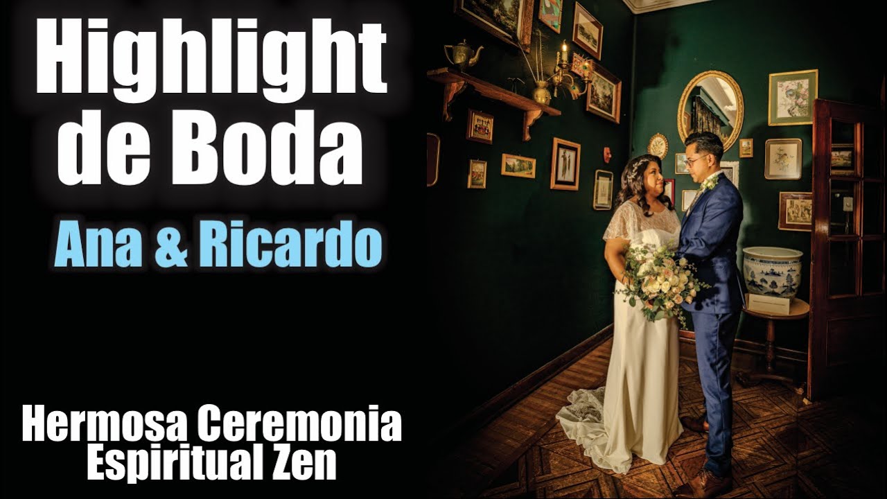 Boda Espiritual Zen , Ana y Ricardo.  Jardin Insular Cdmx