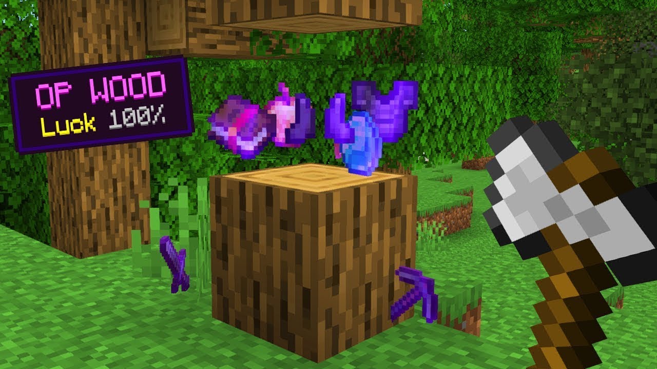 ماين كرافت ، ولكن الأشجار OP😱🔥