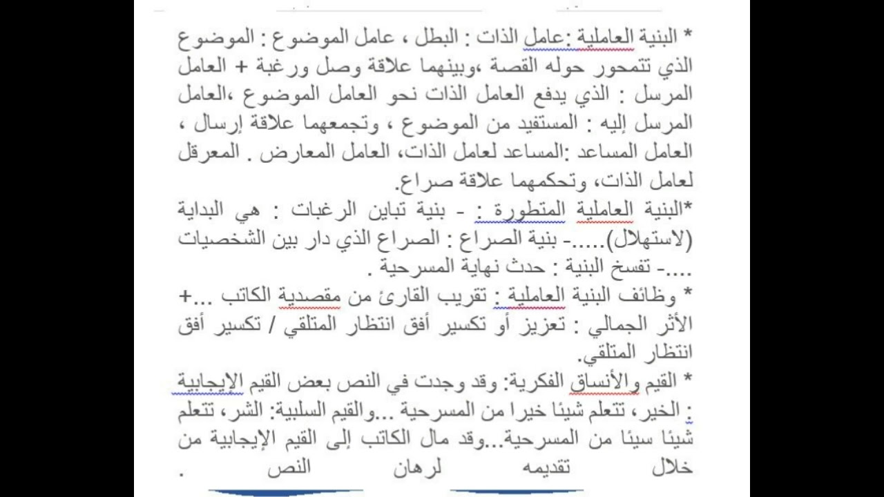 الخطوات المنهجية لتحليل موضوع حول المسرحية