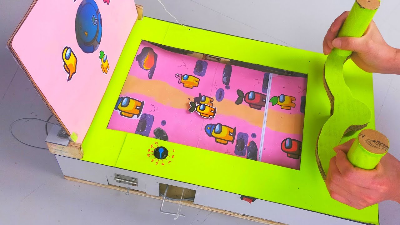Diy How to make games amongus | How to make game amongus from wood and pvc , Cardboard