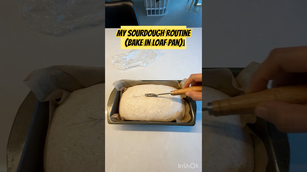 Easy Sourdough Recipe in Loaf Pan (without banneton basket or Dutch oven) #sourdoughrecipe