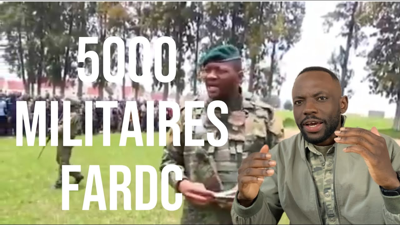 URGENT 🚨 5000 FARDC REMIS PAR LE M23 AU CROIX ROUGE 