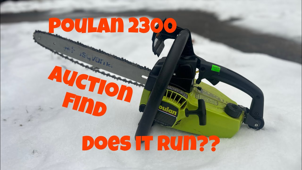 Poulan Chainsaw 2300 - Auction Find - REPAIR
