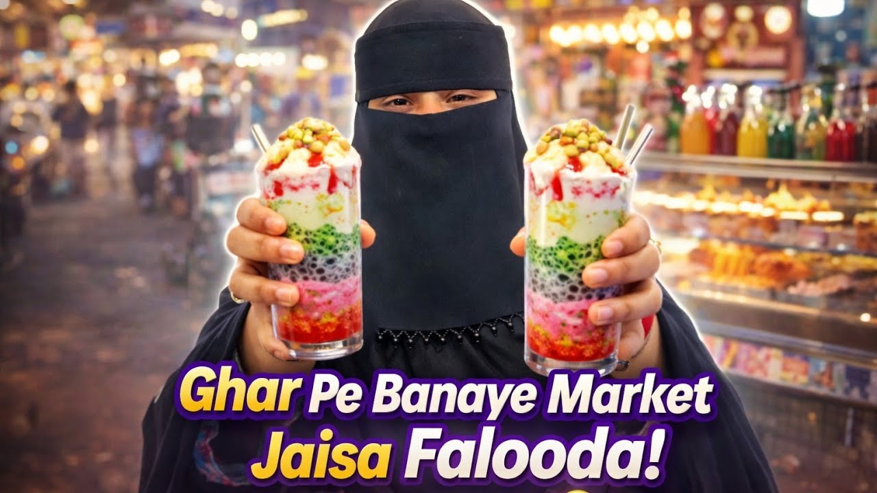 Falooda Party At Home! 🍧 Saleha’s Special Iftar Recipe