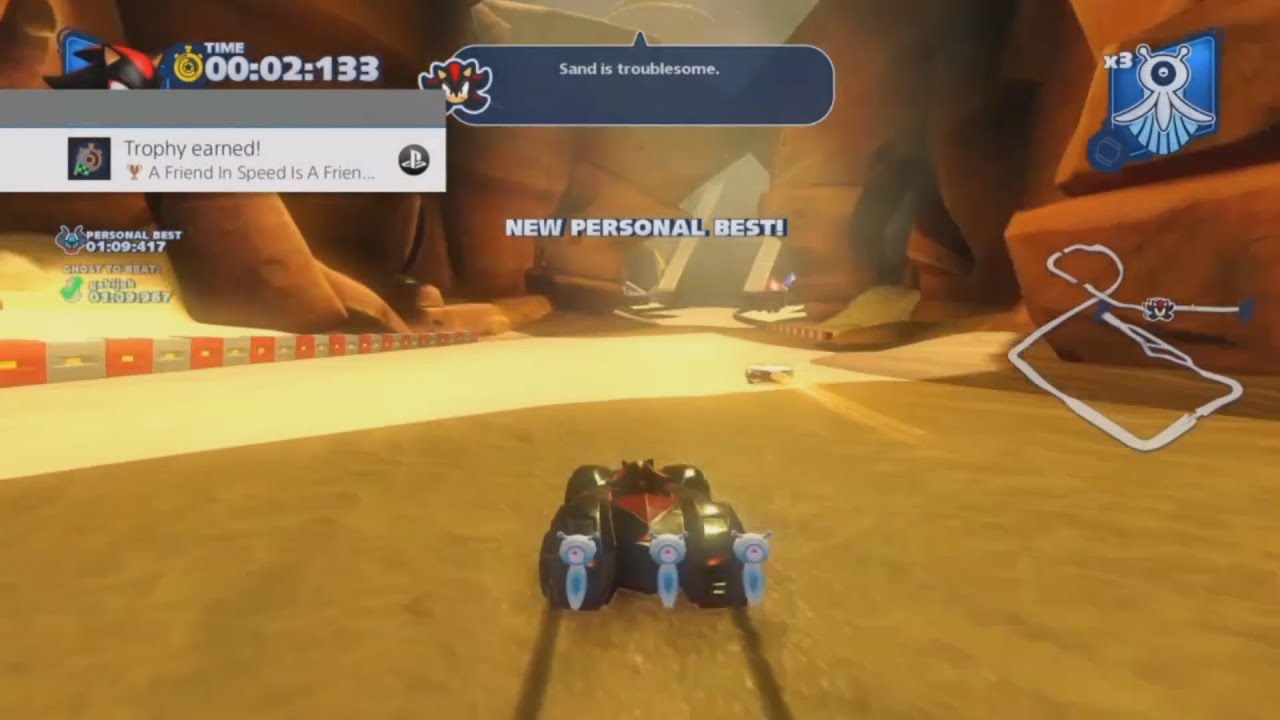 Team Sonic Racing - A Friend In Speed Is A Friend Indeed Trophy (Solved!)