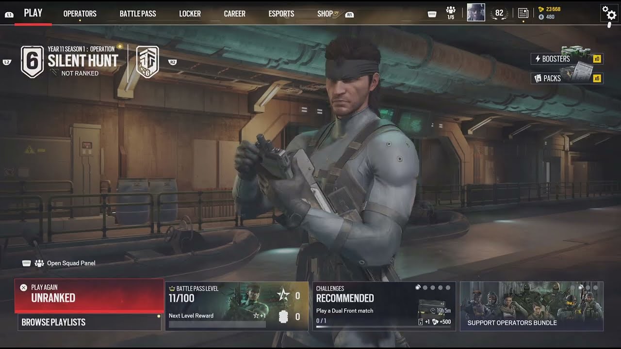 New R6 Season, Solid Snake Is Here ! (Servers took a dump) - Rainbow Six Siege (11)