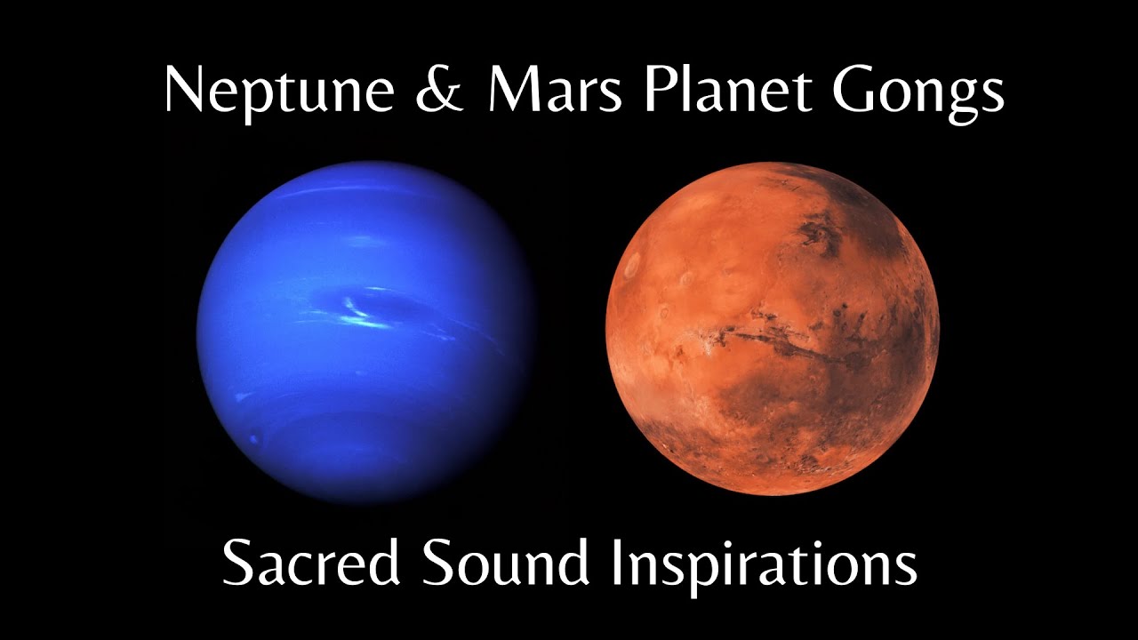 Neptune & Mars Planet Gongs