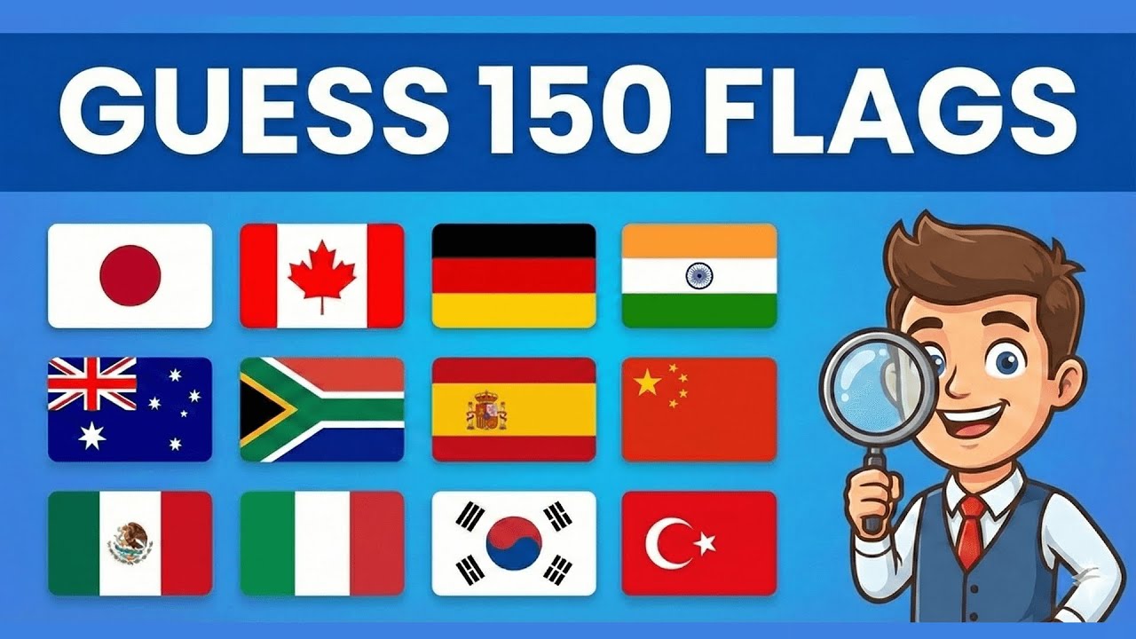 Only a Geography Genius Can Score 150/150! 🌎 (Flag Quiz)