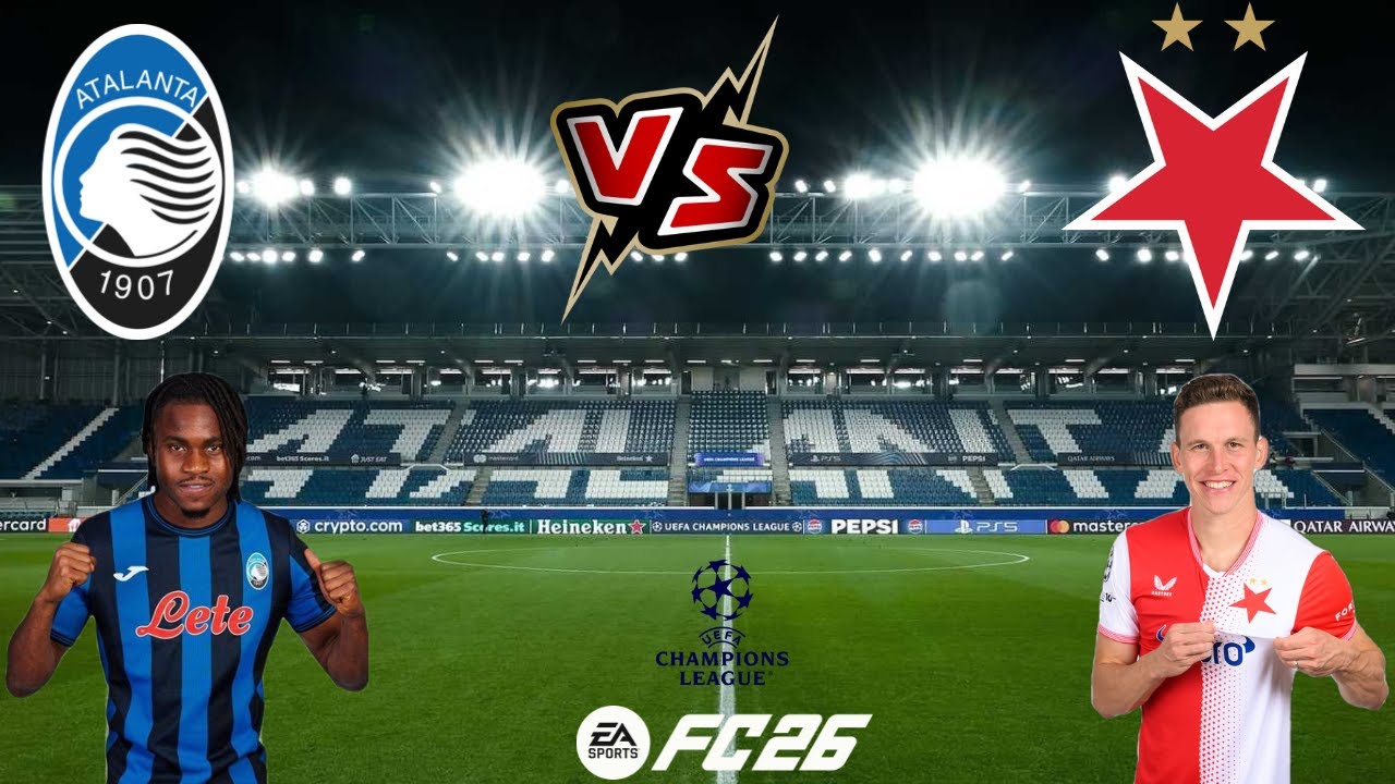 FC 26 CZ | Atalanta BC vs SK Slavia Praha - UEFA Champions League | PS5 |