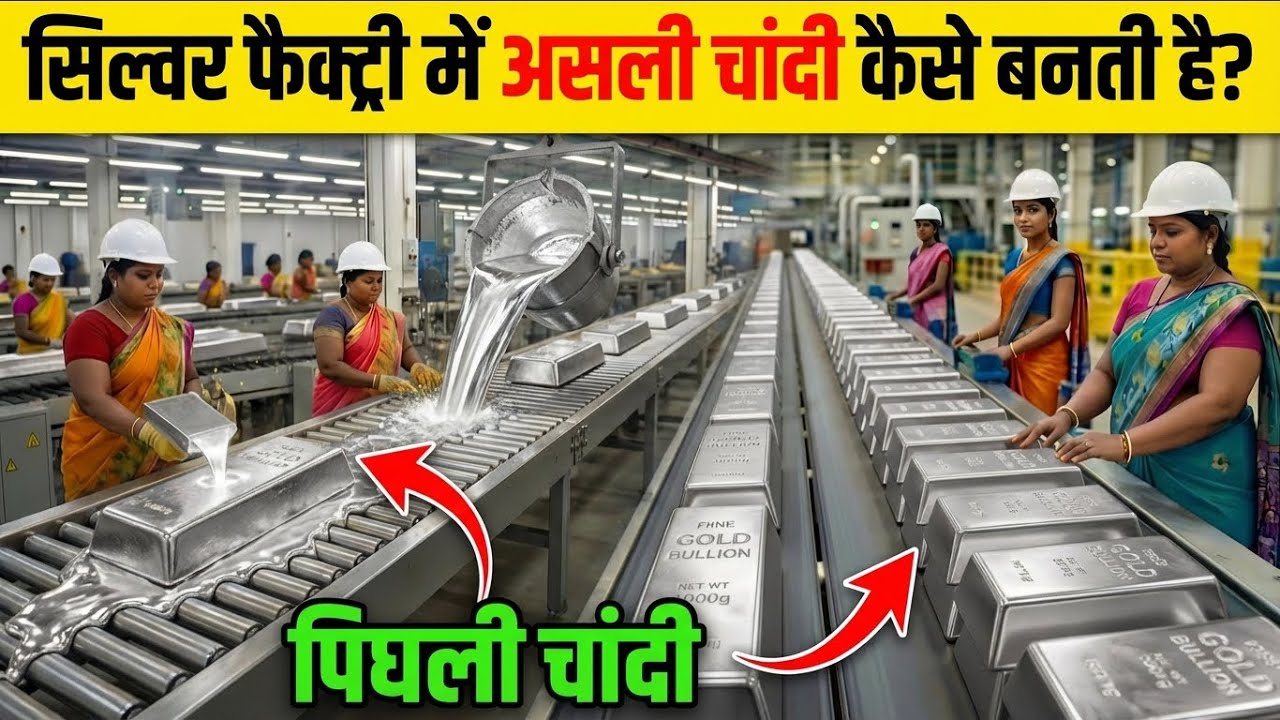 Inside a Silver Factory | Step-by-Step Silver Making Process