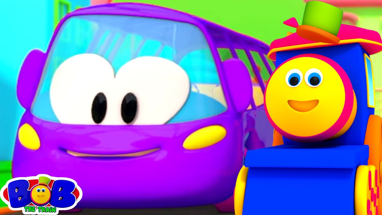 All Aboard! The Bus Song for Kids with Wheels On The Bus by Bob The Train