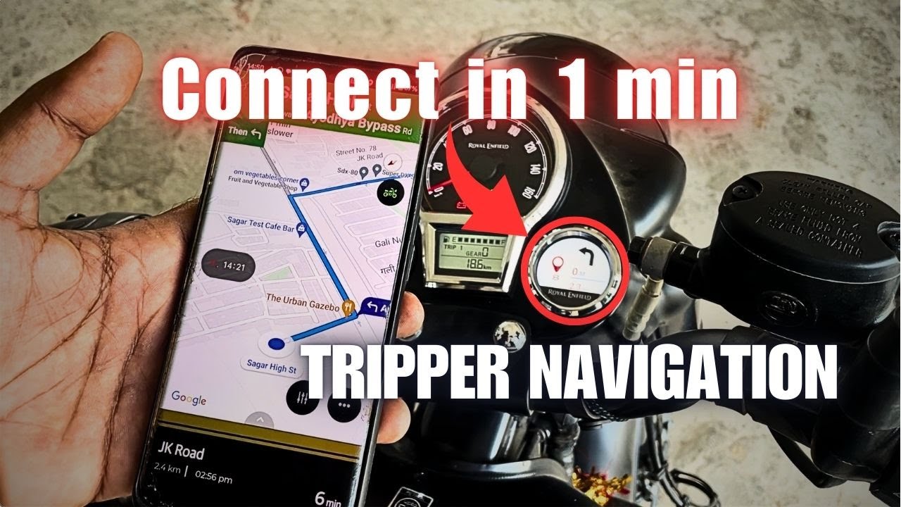 How to use Tripper navigation in Royal Enfield | 2024 Classic 350 New features